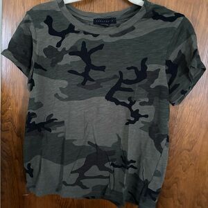 Sanctuary Olive Camouflage Tee